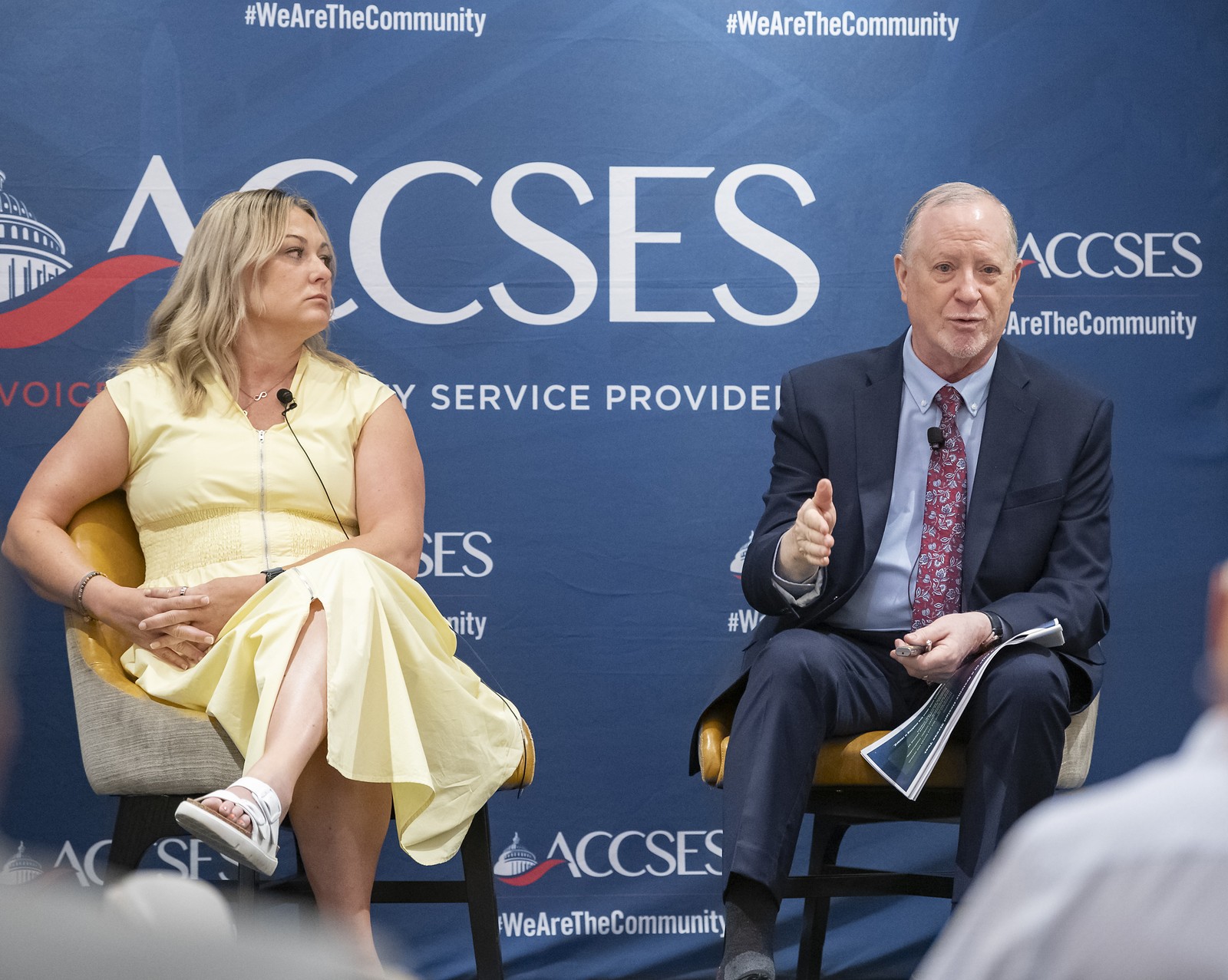 C. Thomas Cook speaking on a panel discussion at an ACCSES conference